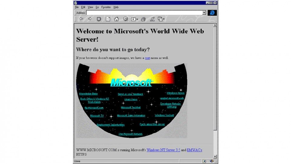INdizajn Studio Banja Luka - izrada web stranica i graficki dizajn - Pogledajte sajt iz 1994, iz vremena Windowsa 3.11